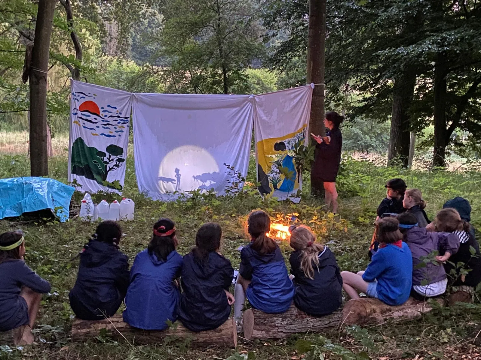 Veillée au camp
